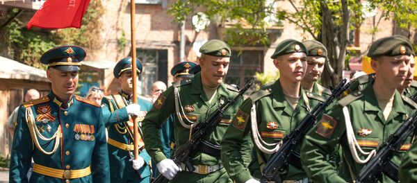 Поздравление ветеранов Великой Отечественной войны с наступающим Днем Победы Поздравление ветеранов Великой Отечественной войны с наступающим Днем Победы - Sputnik Южная Осетия