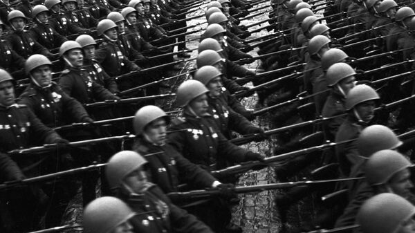 Парад Победы на Красной площади в Москве 24 июня 1945 года - Sputnik Южная Осетия