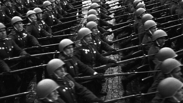 Парад Победы на Красной площади в Москве 24 июня 1945 года - Sputnik Южная Осетия