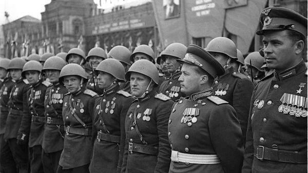 Парад Победы на Красной площади 24 июня 1945 года - Sputnik Южная Осетия