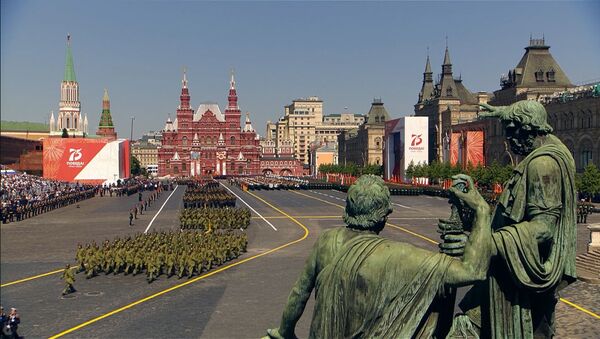 Военнослужащие стран бывшего СССР на параде Победы в Москве - Sputnik Южная Осетия