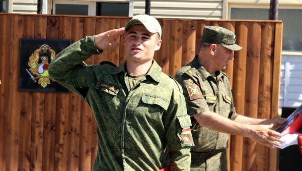 Увольнение солдат срочной службы из ВС РЮО в запас - Sputnik Южная Осетия