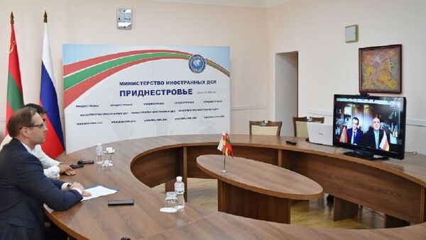 Глава МИД Южной Осетии провел онлайн-встречу с коллегой из Приднестровья - Sputnik Южная Осетия