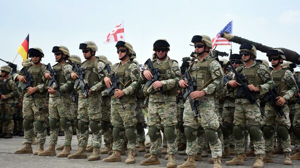 Военнослужащие армии США в Грузии - Sputnik Южная Осетия