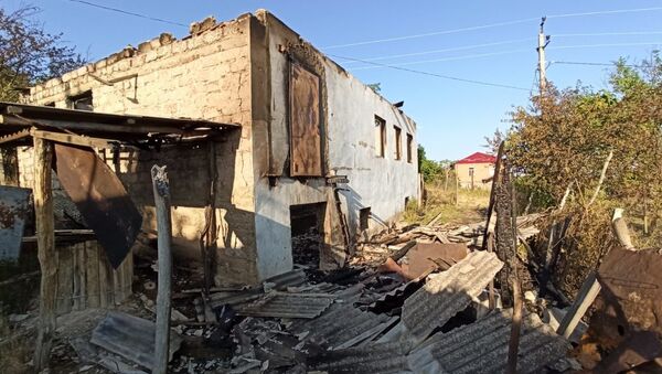В селе Арцеу в Южной Осетии загорелся частный дом - Sputnik Южная Осетия
