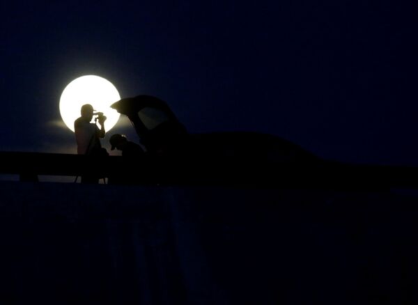 Фотографирование полной луны в Мексике  - Sputnik Южная Осетия