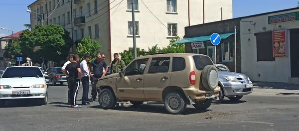 Авария в Цхинвале Авария в Цхинвале - Sputnik Южная Осетия