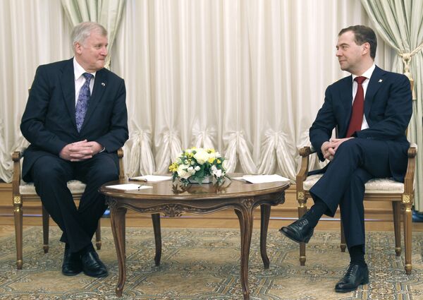 Встреча Дмитрия Медведева с Хорстем Зеехофером - Sputnik Южная Осетия