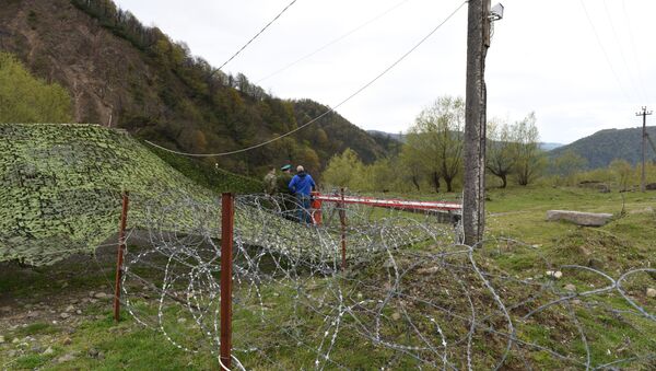 Государственная граница Южной Осетии с Грузией - Sputnik Хуссар Ирыстон