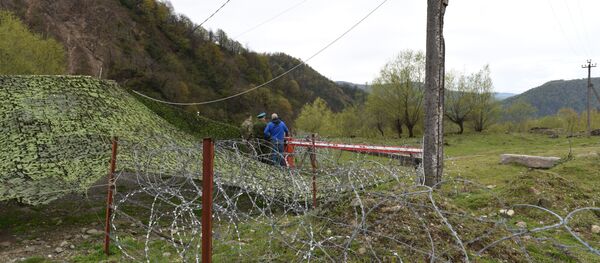 Государственная граница Южной Осетии с Грузией Государственная граница Южной Осетии с Грузией - Sputnik Южная Осетия
