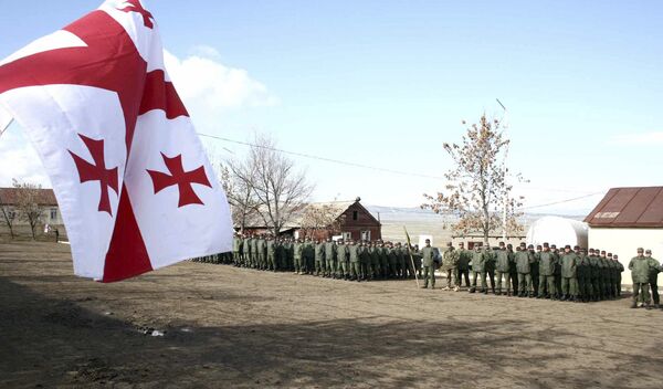 Батальон резервистов на базе подготовки - Sputnik Южная Осетия