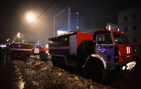 Пожар на швейном предприятии на востоке Москвы - Sputnik Южная Осетия