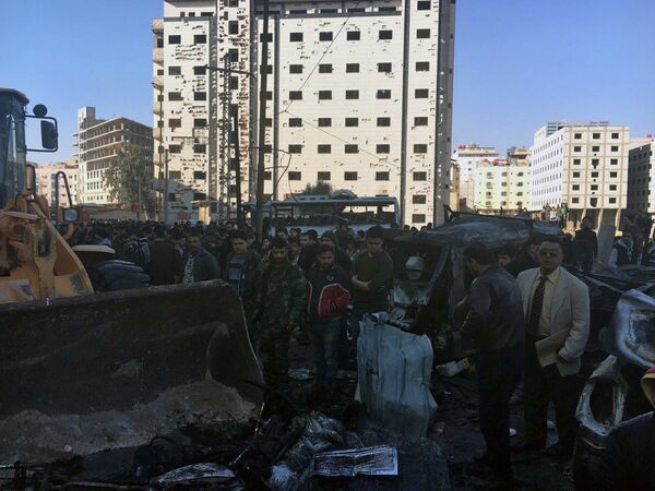 Последствия двойного теракта в шиитском квартале Саида Зайнаб в Дамаске - Sputnik Южная Осетия