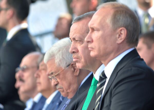 Президент России Владимир Путин, президент Турции Реджеп Тайип Эрдоган - Sputnik Южная Осетия