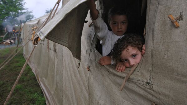 Беженцы из Цхинвала - Sputnik Южная Осетия