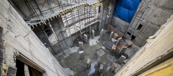 Строительство театра - Sputnik Южная Осетия