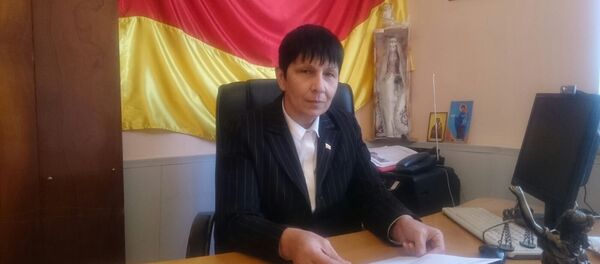 Хуссар Иры Фыдыбæстæйон хæсты инвалидты фонды президент Плиты Мæдинæ. Хуссар Иры Фыдыбæстæйон хæсты инвалидты фонды президент Плиты Мæдинæ. - Sputnik Хуссар Ирыстон