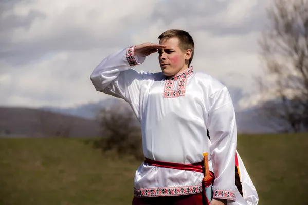 Главным персонажем праздника стал Алеша Попович. Главным персонажем праздника стал Алеша Попович. - Sputnik Южная Осетия