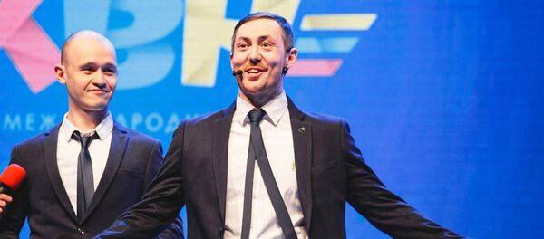 Владикавказская команда КВН На характере выступает в Минске Владикавказская команда КВН На характере выступает в Минске - Sputnik Южная Осетия