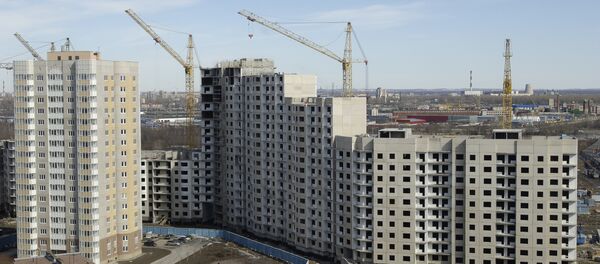 Строительство жилого комплекса Строительство жилого комплекса - Sputnik Южная Осетия