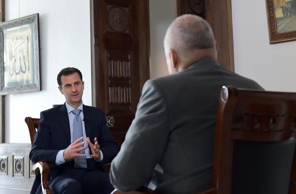 Интервью президента Сирии Б. Асада гендиректору МИА Россия сегодня Д. Киселеву - Sputnik Южная Осетия