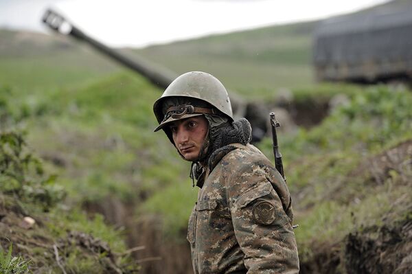Ситуация в районе села Мадагис в зоне карабахского конфликта - Sputnik Южная Осетия