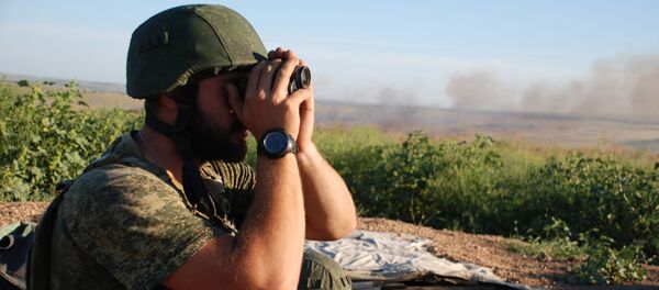 Бойцы 1-й Славянской бригады ополчения ДНР на позиции у линии соприкосновения с ВСУ - Sputnik Южная Осетия