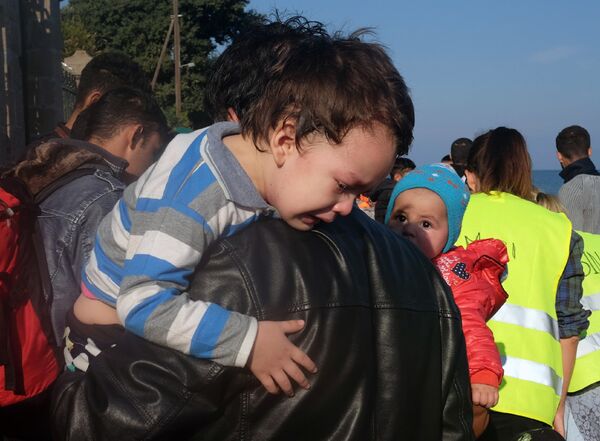 Ситуация с беженцами на греческом острове Лесбос - Sputnik Южная Осетия