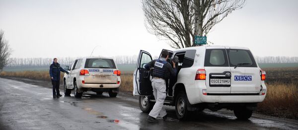 Миссия ОБСЕ не смогла обследовать место обстрела в районе Коминтерново Миссия ОБСЕ не смогла обследовать место обстрела в районе Коминтерново - Sputnik Южная Осетия