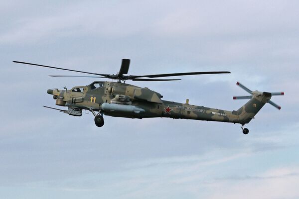 Испытание и наработка летных часов вертолета МИ-28 - Sputnik Южная Осетия