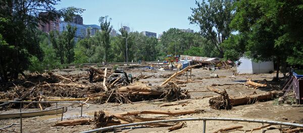 Последствия наводнения Последствия наводнения - Sputnik Южная Осетия