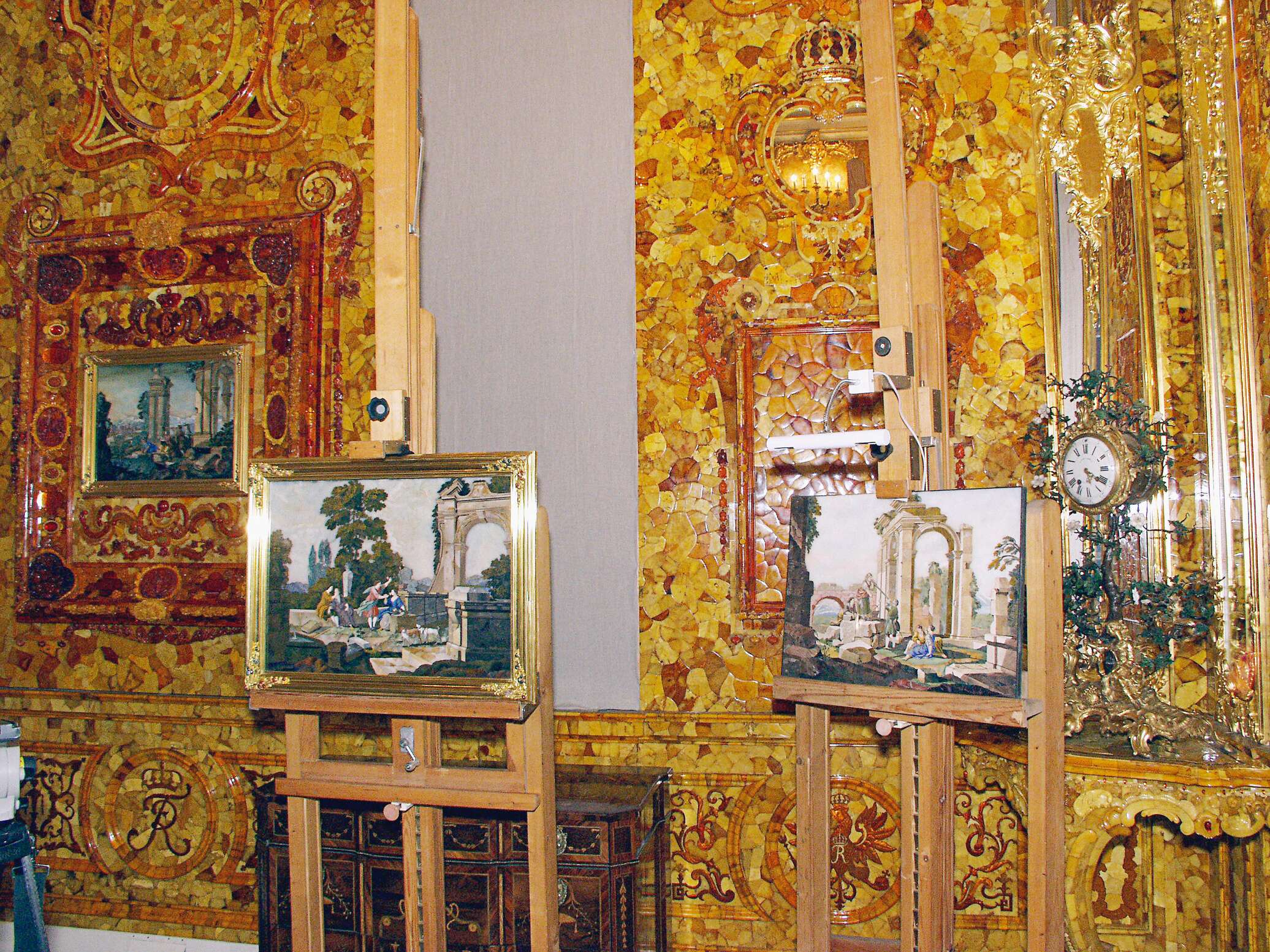 Екатерининский дворец Янтарная комната флорентийская мозаика