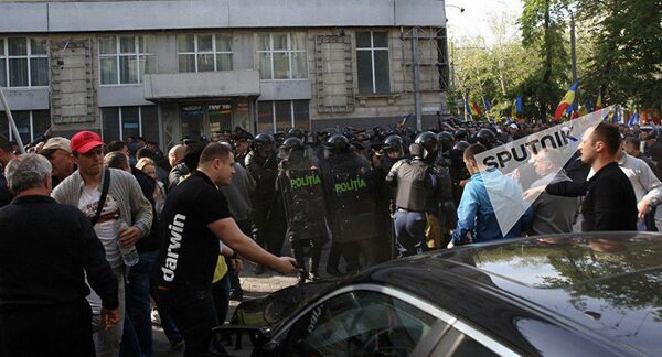 Протестующие в Кишиневе - Sputnik Южная Осетия