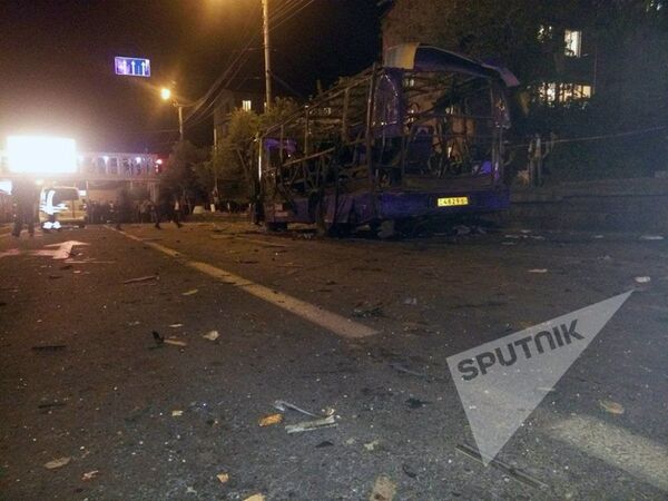 Взрыв автобуса в Ереване - Sputnik Южная Осетия