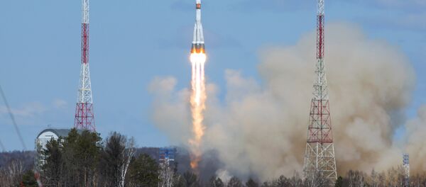 Первый пуск ракеты-носителя с космодрома Восточный Первый пуск ракеты-носителя с космодрома Восточный - Sputnik Южная Осетия