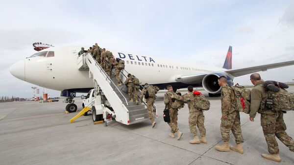 Центр транзитных перевозок ВВС США на базе Манас - Sputnik Южная Осетия