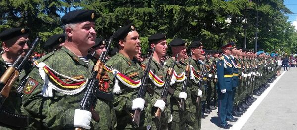 Парад Победы в Цхинвале Парад Победы в Цхинвале - Sputnik Хуссар Ирыстон