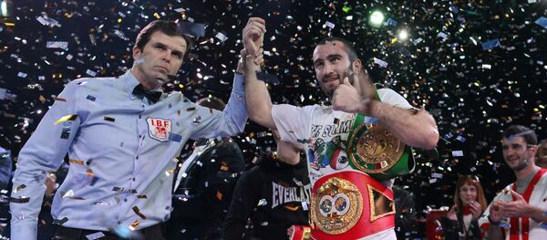 Боксер Мурат Гассиев Боксер Мурат Гассиев - Sputnik Южная Осетия