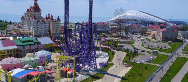 Виды автодрома и Олимпийского парка в Сочи Виды автодрома и Олимпийского парка в Сочи - Sputnik Южная Осетия