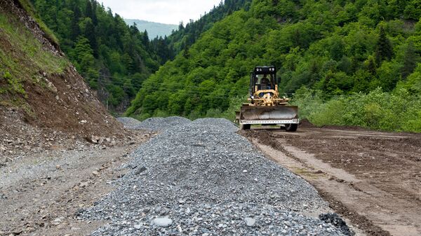 Строительство дороги в Квайса - Sputnik Южная Осетия