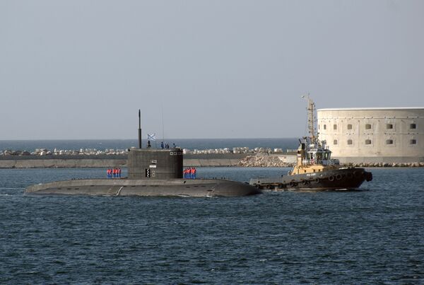 Прибытие подводной лодки Новороссийск в порт Севастополя - Sputnik Южная Осетия