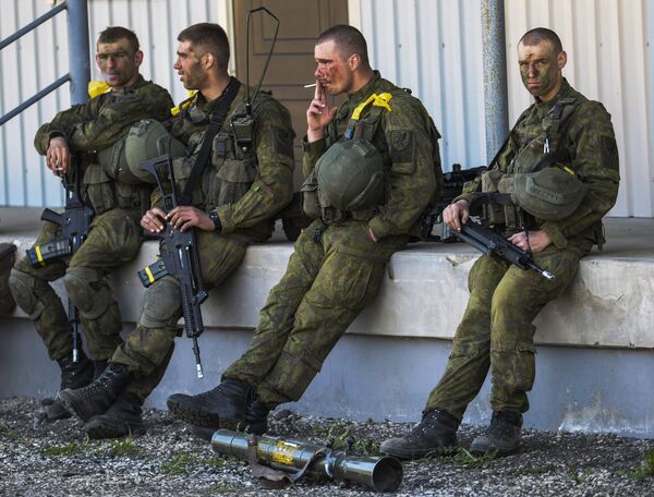 Военные учения НАТО Spring storm в Эстонии - Sputnik Южная Осетия