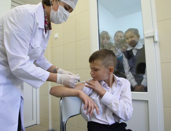 Вакцинация против гриппа в Калининграде - Sputnik Южная Осетия