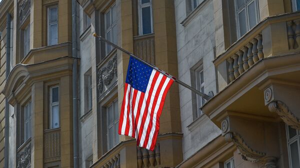 Приспущенный флаг США - Sputnik Южная Осетия