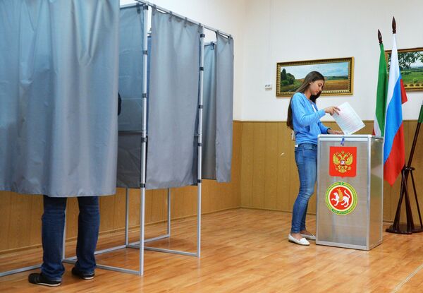 Предварительное голосование за кандидатов от партии Единая Россия, выдвигаемых на выборы в Госдуму - Sputnik Южная Осетия