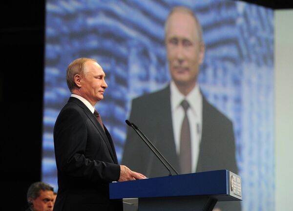 Рабочая поездка президента РФ В. Путина в Санкт-Петербург. День второй - Sputnik Южная Осетия