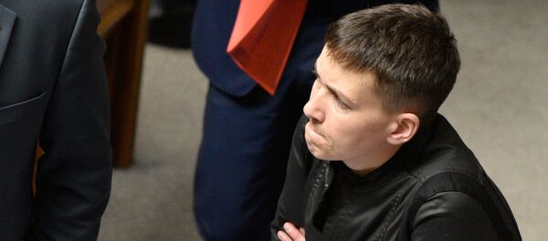 Депутат Верховной рады Украины Надежда Савченко Депутат Верховной рады Украины Надежда Савченко - Sputnik Южная Осетия