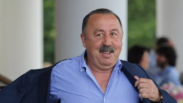 Президент футбольного клуба Алания Валерий Газзаев