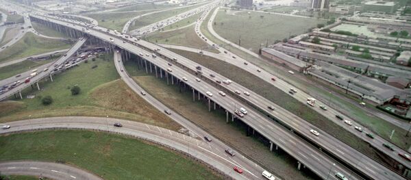 Автострада при въезде в город Хьюстон - Sputnik Южная Осетия