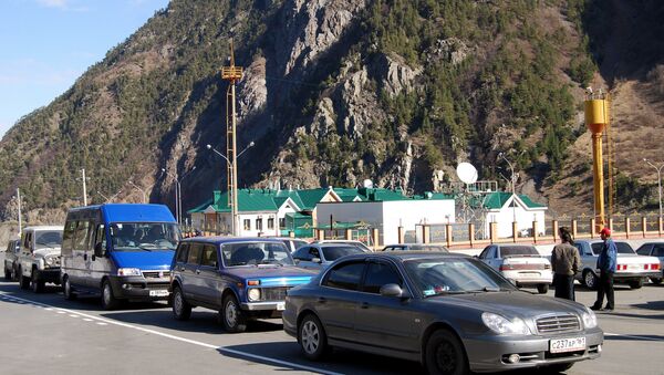 Автомобильный пункт пропуска Верхний Ларс открылся на грузино-российской границе - Sputnik Южная Осетия